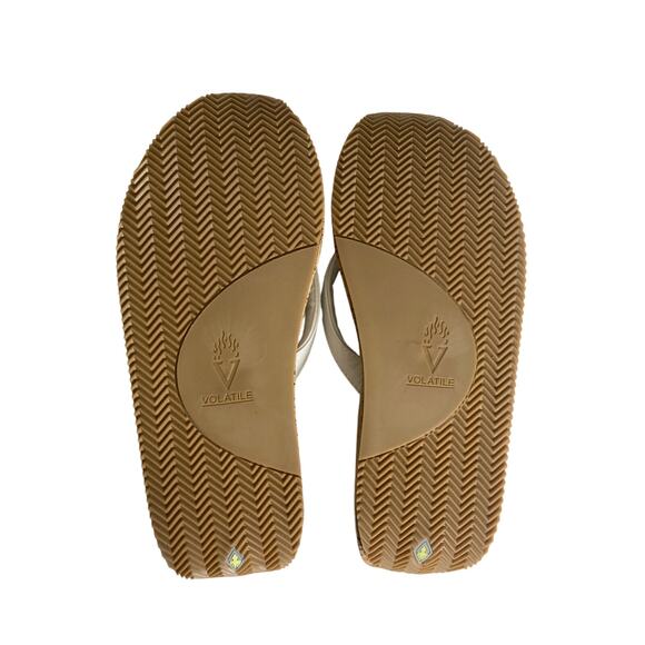 Volatile Women's Neville Flip Flops SIze 11 - Picture 5 of 6